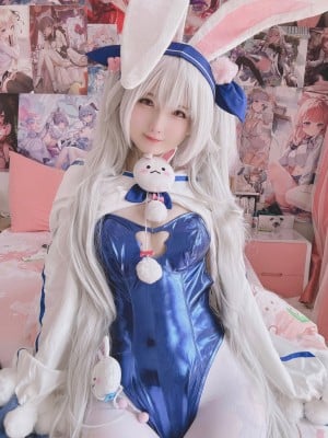 [Xidaidai] Bunny Girl Lafite dengan (Azur Blue Route) [Tidak Dapat Diberi]