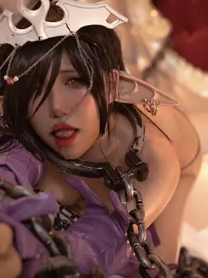 Ah Xun Kaori - Ratu Black Beast Black Elf Queen Olika