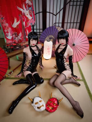 Mizumi & Yuno Shimizu Ninja Bagaimana dengan B +V