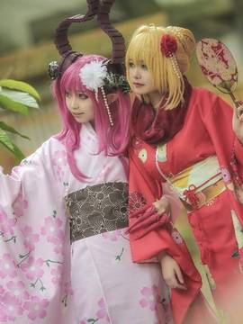 "FateExtra" Tonero Claudius × Elizabeth Bartori Kimono C O S P L A Y