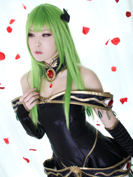 "Code Geass" C.C Ed mengilustrasikan ratu C O S P L A Y