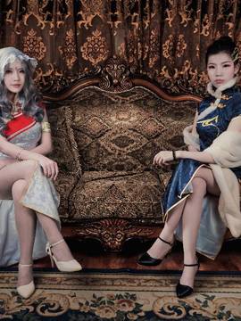 "Online Love Swordsman Versi 3" Cang Yunmingjiao Cheongsam C O S P L A Y Y