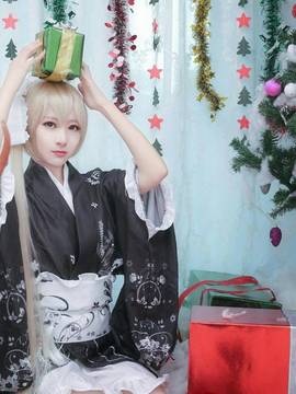"The Sky of Fate" Kimono Pendek dari Haruhigano