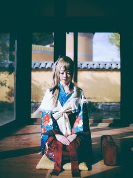 "Love Live" Taisho Kimono Tidak Tertanggal Nan Xiaoniao C O S P L A Y