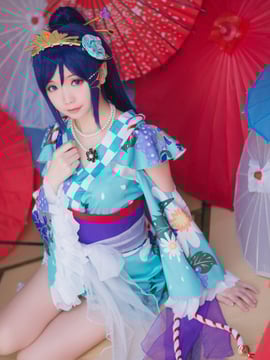 《Cinta sinar matahari langsung》 matsuura kanan yukata c o s p l a y