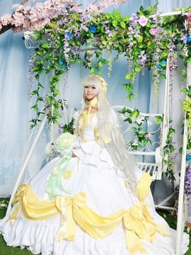"Gosick" setelan asing putih Victoria c o s p l a y