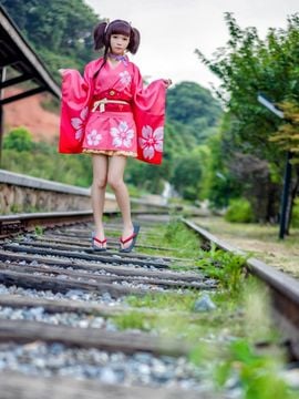 "Kabaneri dari Kota Besi" tidak diketahui kimono c o s p l a y [2