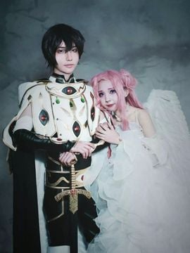 "Pemberontakan Lelouch" Kekuatan Hati dan Jiwa ~ Euphemia X Shumu Suzaku C O S P L A Y