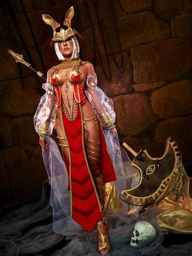 "Heroes Locky" Princess Desert Yisette C O S P L A Y