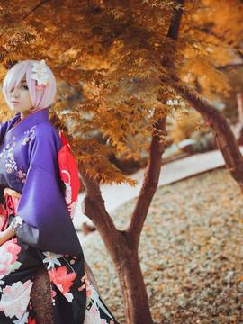 "Fate Grand Order" Shield Niang Mashu Gillette Tahun Baru dan C O S P L A Y