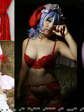 Touhou - Cosplay Remilia Scarlet dari Kaori