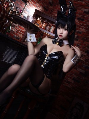 [Ghostly Jade] Azure Blue Route Atago - Fan Bunny Girl