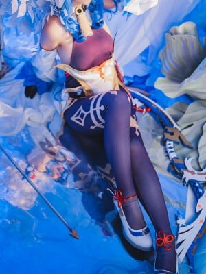 Qing Qing Qinjiu No.04 Ganyu Cosplay Genshin Dampak Ganyu
