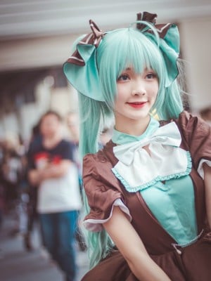[Xiaoyuyu] Gaun Kelinci Fan Miku