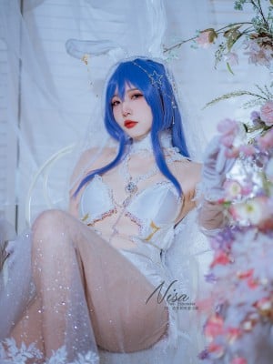 [Nisa Nisa] Azur Blue Route: Midea Wedding Dress New Jersey