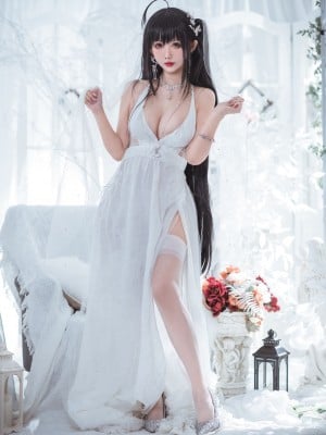 Fairy Moon - Big Phoenix Pure White Wedding Dress [30p]