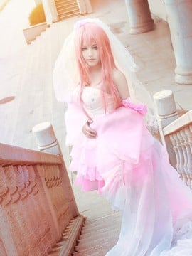 "Vocaloid" Sound Touring Song Demon King Flower Wedding Dress C O S P L A Y