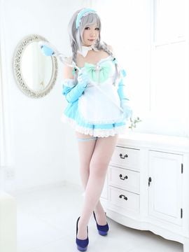 Cosplayer Higura Rin's Shaved Pussy begitu erotis irokuya sakuya