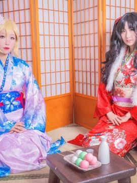 "Night of Fate" Sabre & Rin Tosaka C O S