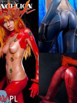 Evangelion - Cosplay BodyPaint Rei dan Asuka