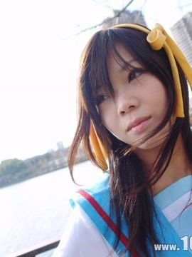 Suzumiya Haruhi no yuuutsu cosplay fuck - Ayami