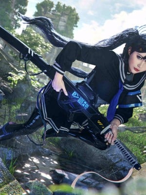[Ini beruang] lengan biru