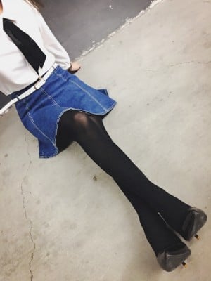 JK Demon Nuannuan - Rok denim