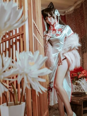 Nisa Azur Blue Route Atago Cheongsam