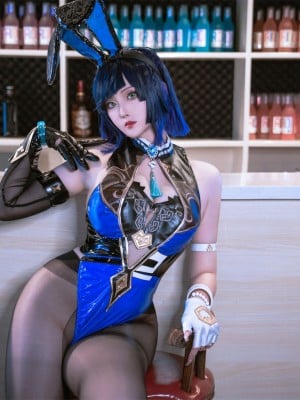 Natsuko_xia xiazi - night lan bunny girl