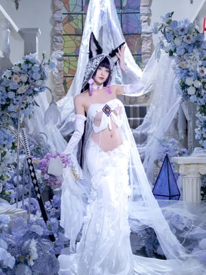 Shimizu Yuno - Azur Blue Route Musashi Wisteria Flower