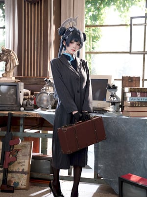 Jiu Qi Meow - Arsip Azure Kulit Asli Long Hua Feisiao