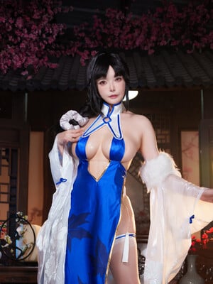 Musim Gugur dan Corgi - Azur Lane Ding'an Cheongsam